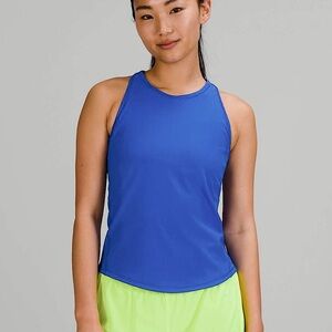 Lululemon Blue “Base Pase” Ribbed Tank Top